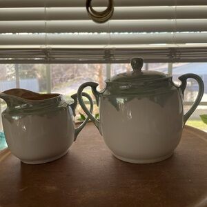 Vintage Sugar and Creamer from Japan